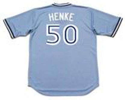 Toronto Blue Jays Tom Henke Cooperstown MLB jersey front view