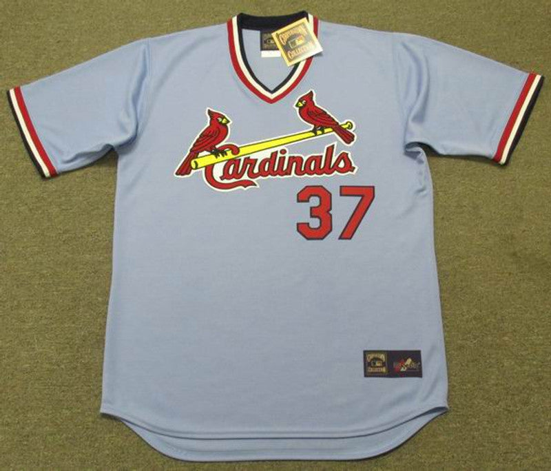 Keith Hernandez St Louis Cardinals 1982 Cooperstown Away Baseball Stitched Jersey jersey front view
