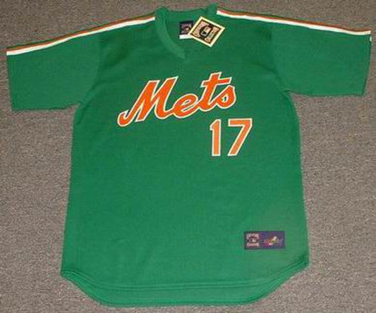 New York Mets Keith Hernandez Cooperstown St Pattys MLB jersey front view