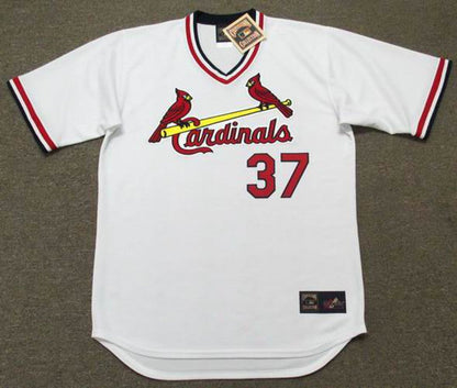 Keith Hernandez St Louis Cardinals 1982 Cooperstown Home Baseball Stitched Jersey jersey front view