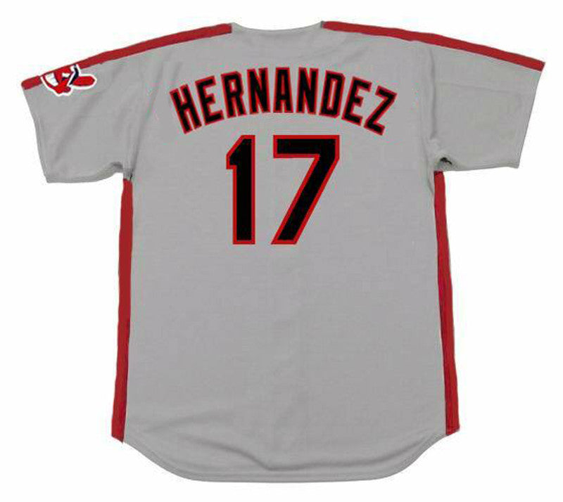 Cleveland Indians Keith Hernandez MLB jersey front view