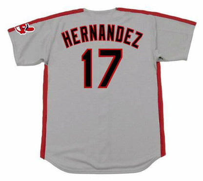 Cleveland Indians Keith Hernandez MLB jersey front view