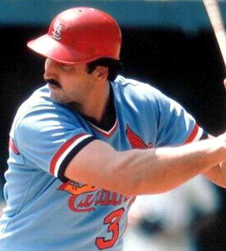 Keith Hernandez St Louis Cardinals 1982 Cooperstown Away Baseball Stitched Jersey jersey front view
