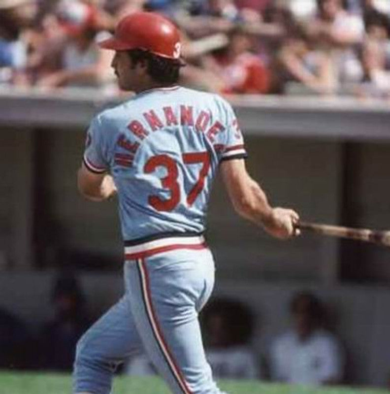 Keith Hernandez St Louis Cardinals 1982 Cooperstown Away Baseball Stitched Jersey jersey front view