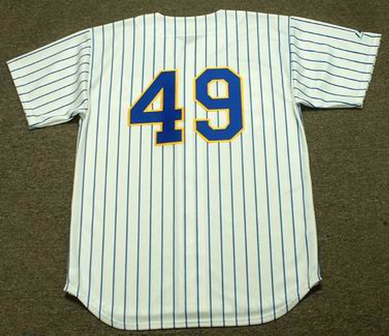 Milwaukee Brewers Teddy Higuera Cooperstown MLB jersey front view