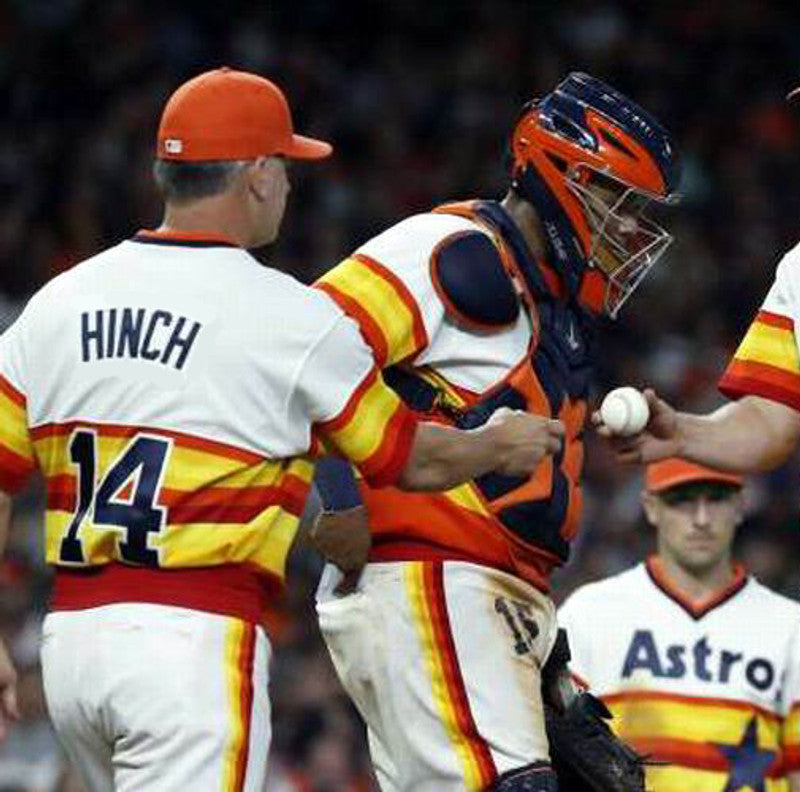 Houston Astros Justin Verlander 1980s MLB jersey front view