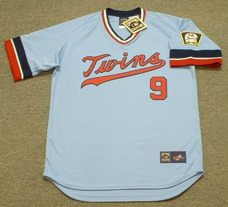 Minnesota Twins Larry Hisle Cooperstown MLB jersey front view