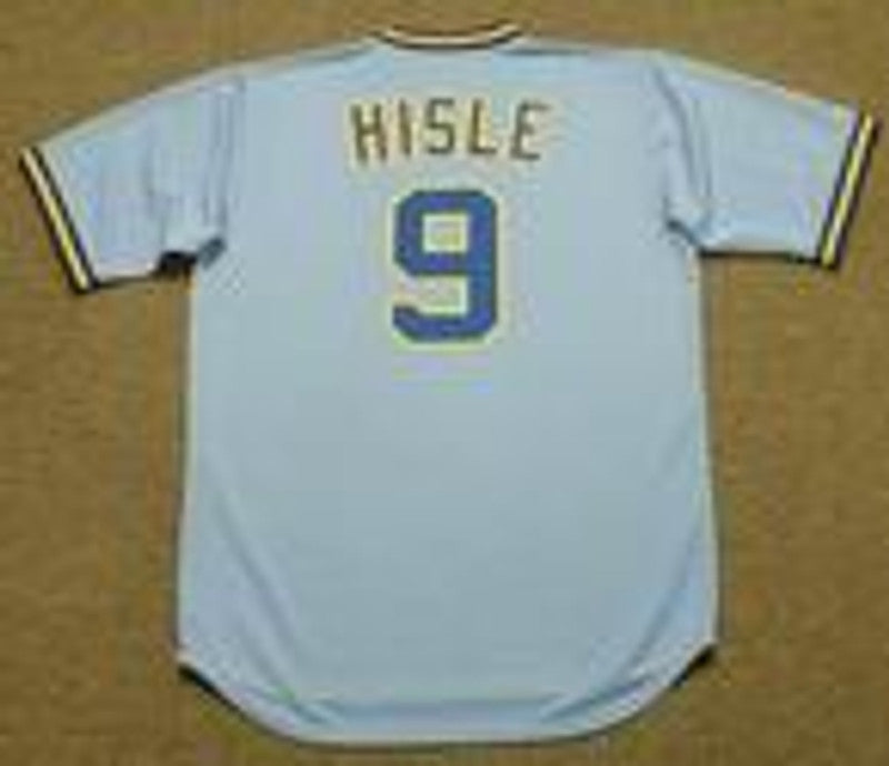 Milwaukee Brewers Larry Hisle Cooperstown MLB jersey front view