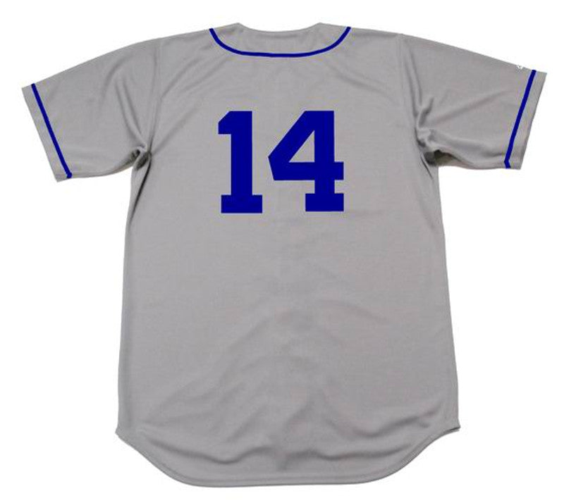 Gil Hodges Brooklyn Dodgers 1955 Throwback Away Baseball Stitched Jersey jersey front view