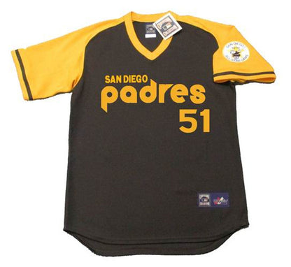 TH SDP 1978 Away Throwback Baseball Stitched Jersey, Vintage Baseball Jersey, Retro Sewn Jersey