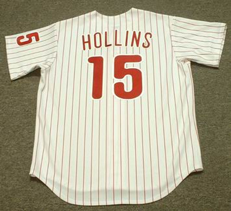 Philadelphia Phillies Dave Hollins MLB jersey front view
