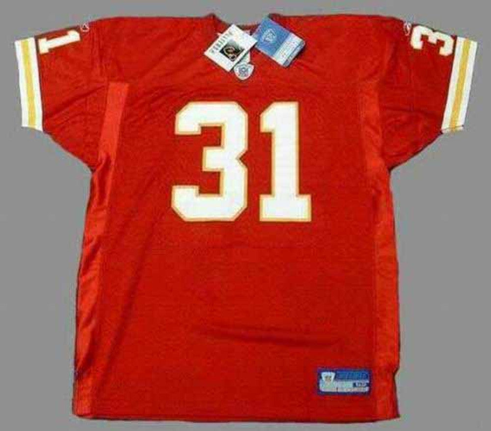 Kansas City Chiefs Priest Holmes Reebok NFL jersey front view