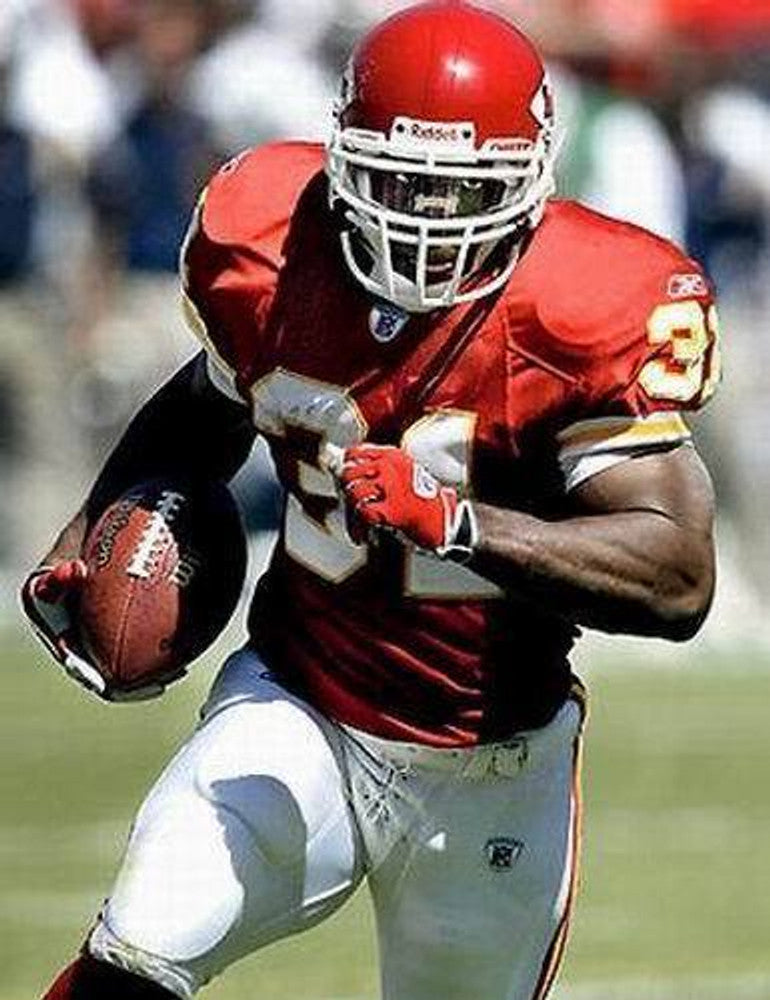 Kansas City Chiefs Priest Holmes Reebok NFL jersey front view
