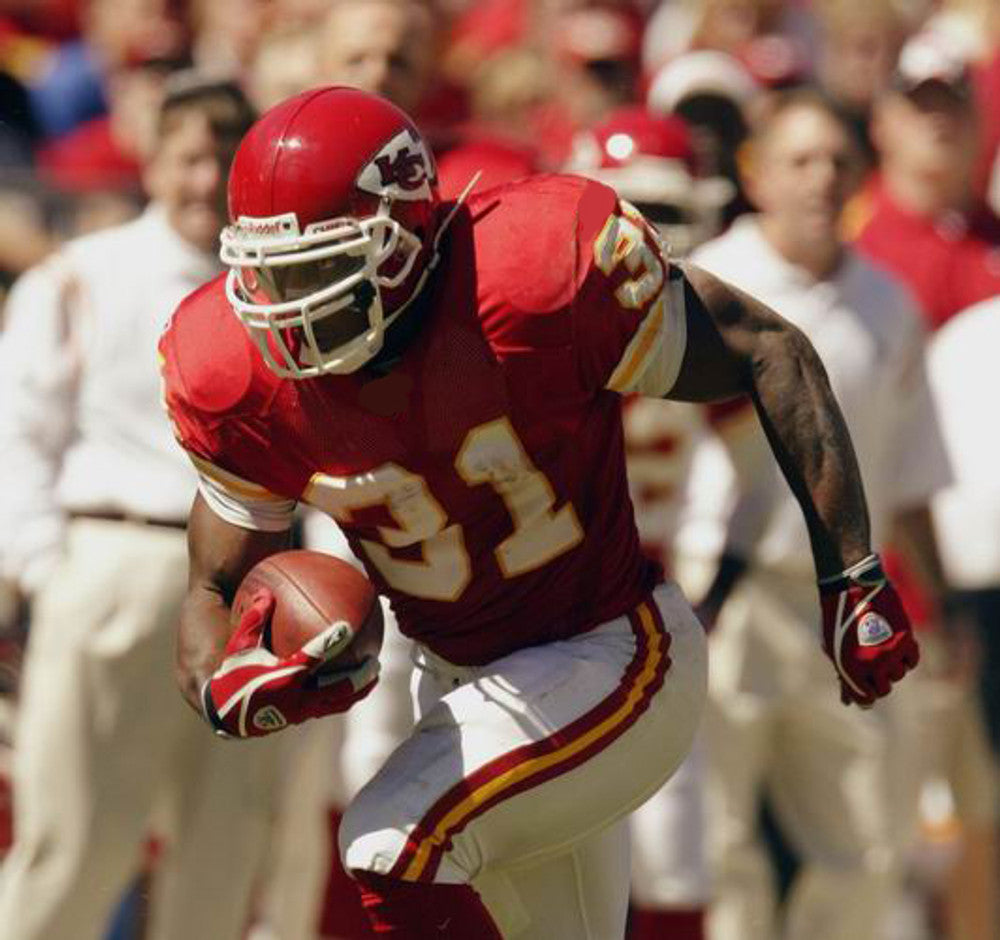 Kansas City Chiefs Priest Holmes NFL jersey front view