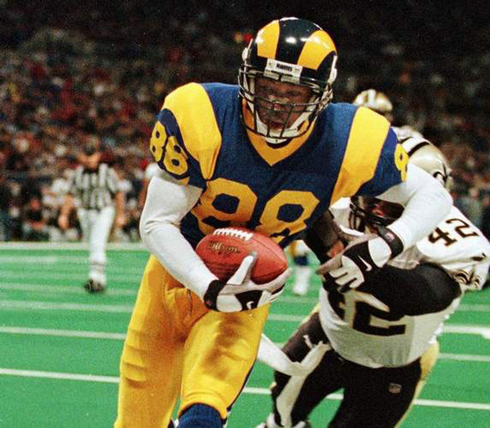 St Louis Rams 1990S Throwback Nfl Jersey Custom Name Number jersey front view