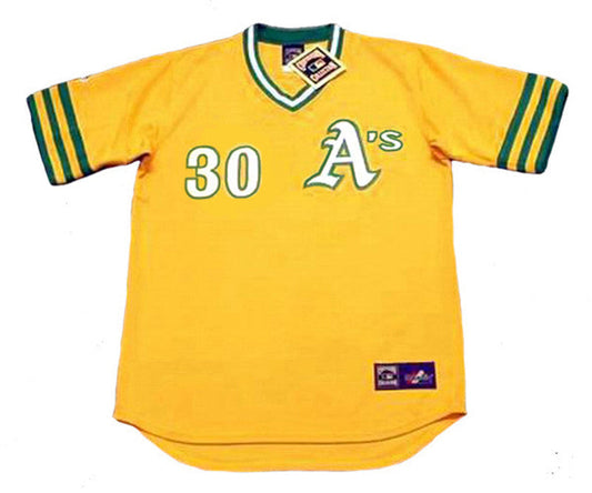 Oakland Athletics Ken Holtzman Cooperstown MLB jersey front view