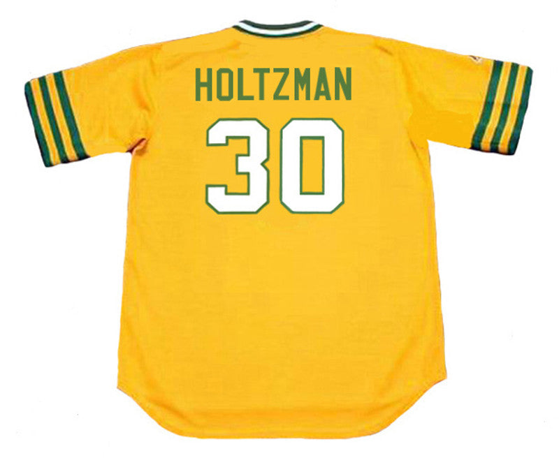 Oakland Athletics Ken Holtzman Cooperstown MLB jersey front view