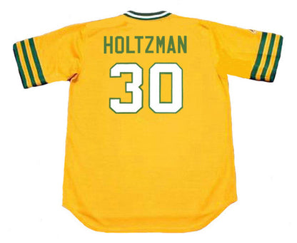 Oakland Athletics Ken Holtzman Cooperstown MLB jersey front view