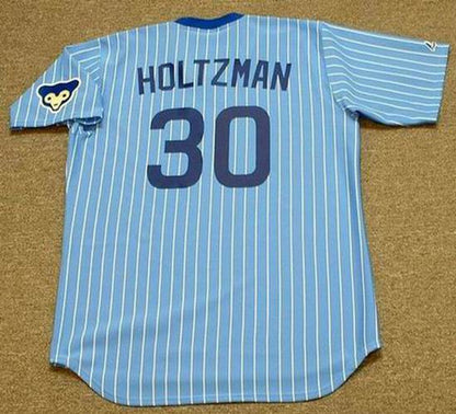 Chicago Cubs Ken Holtzman Cooperstown MLB jersey front view