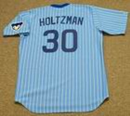 Chicago Cubs Ken Holtzman Cooperstown MLB jersey front view