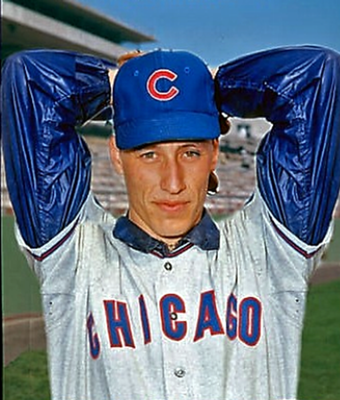 Chicago Cubs Ken Holtzman MLB jersey front view