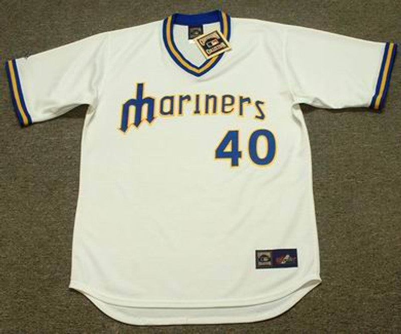 Seattle Mariners Rick Honeycutt Cooperstown MLB jersey front view