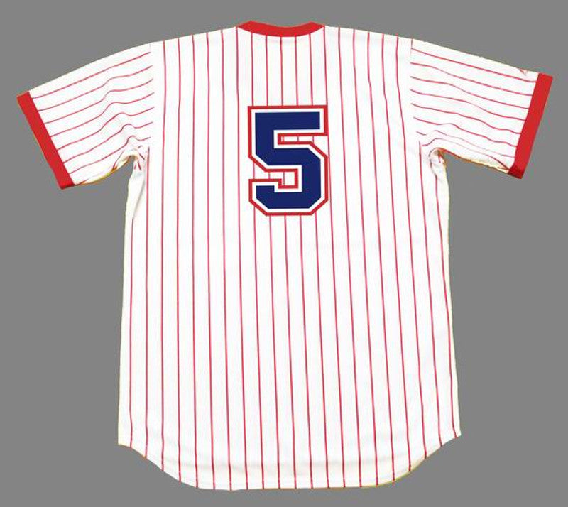 Atlanta Braves Bob Horner Cooperstown MLB jersey front view