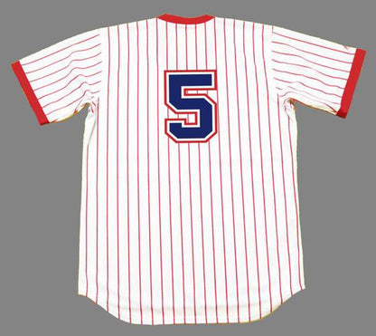 Atlanta Braves Bob Horner Cooperstown MLB jersey front view