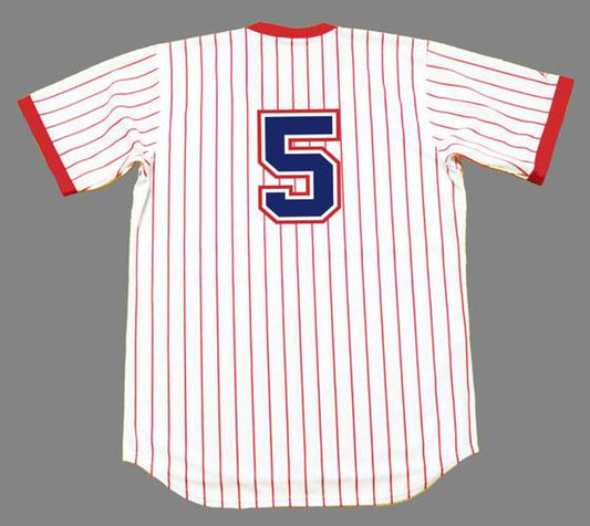 Atlanta Braves Bob Horner Cooperstown MLB jersey front view