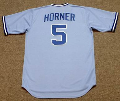 Atlanta Braves Bob Horner Cooperstown MLB jersey front view