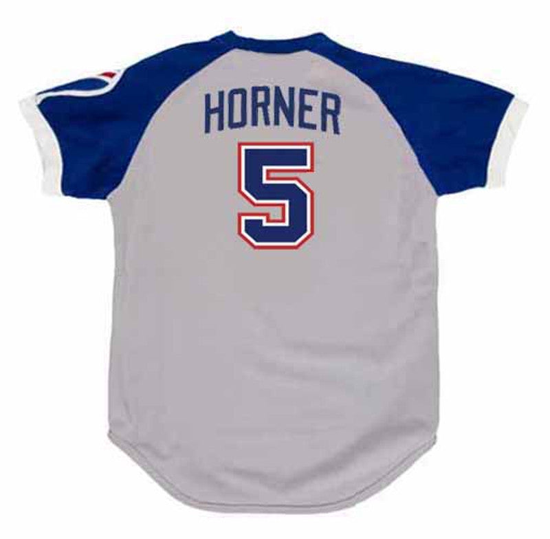 Atlanta Braves Bob Horner MLB jersey front view