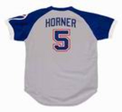Atlanta Braves Bob Horner MLB jersey front view
