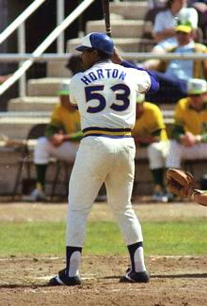 Seattle Mariners Willie Horton Cooperstown MLB jersey front view