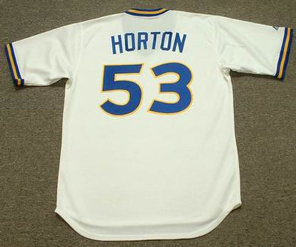 Seattle Mariners Willie Horton Cooperstown MLB jersey front view