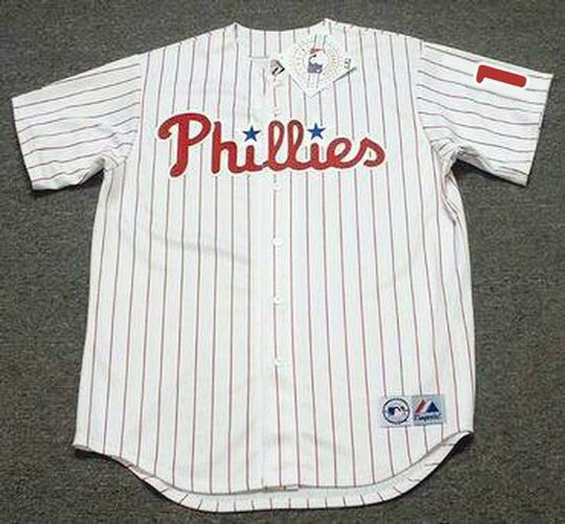 Philadelphia Phillies Rhys Hoskins MLB jersey front view