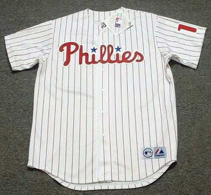 Philadelphia Phillies Rhys Hoskins MLB jersey front view