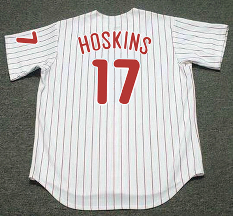 Philadelphia Phillies Rhys Hoskins MLB jersey front view