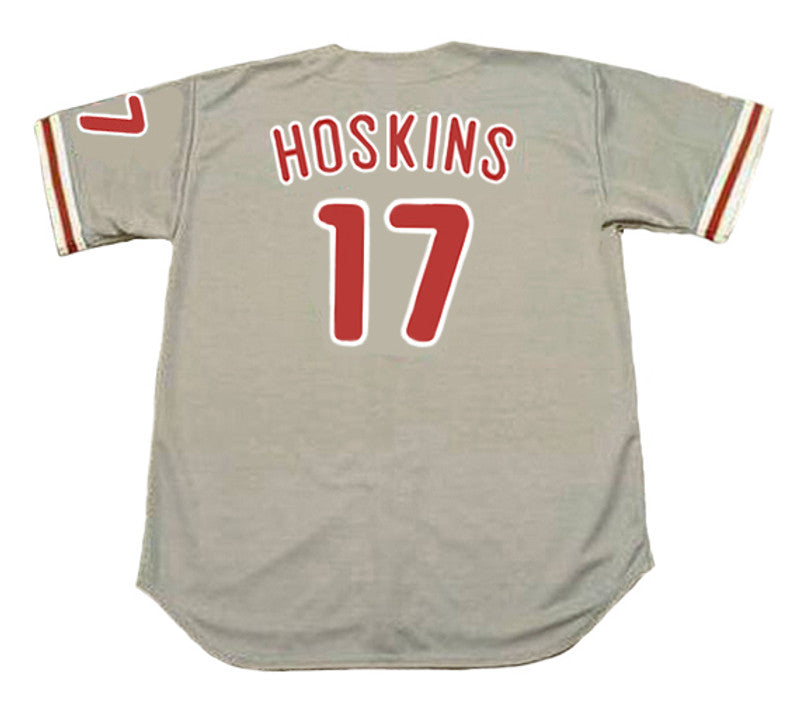 Philadelphia Phillies Rhys Hoskins MLB jersey front view