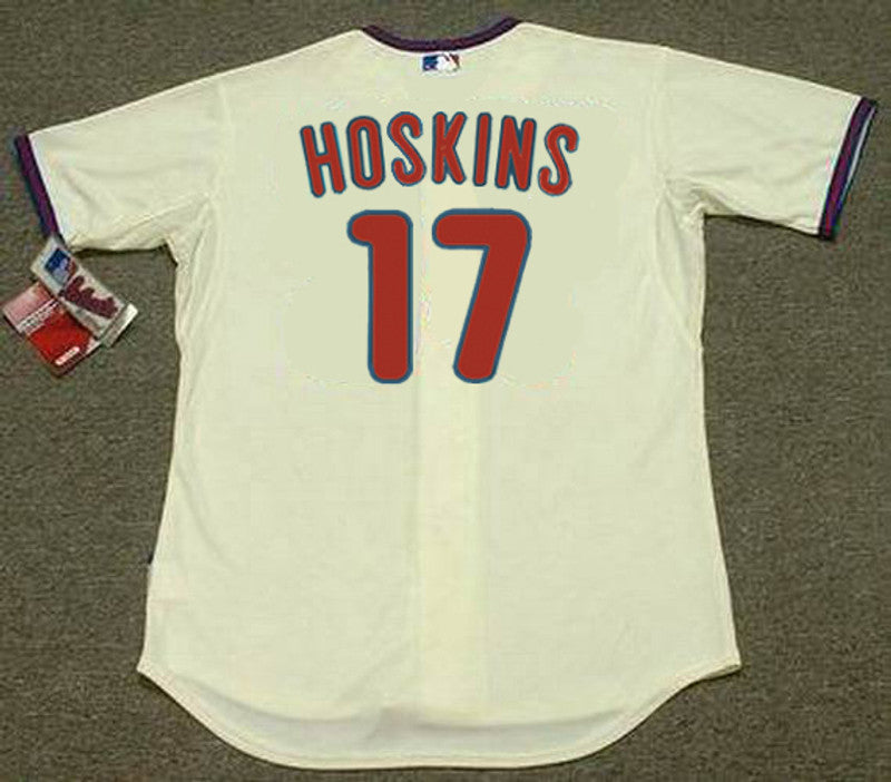 Philadelphia Phillies Rhys Hoskins Cool Base MLB jersey front view