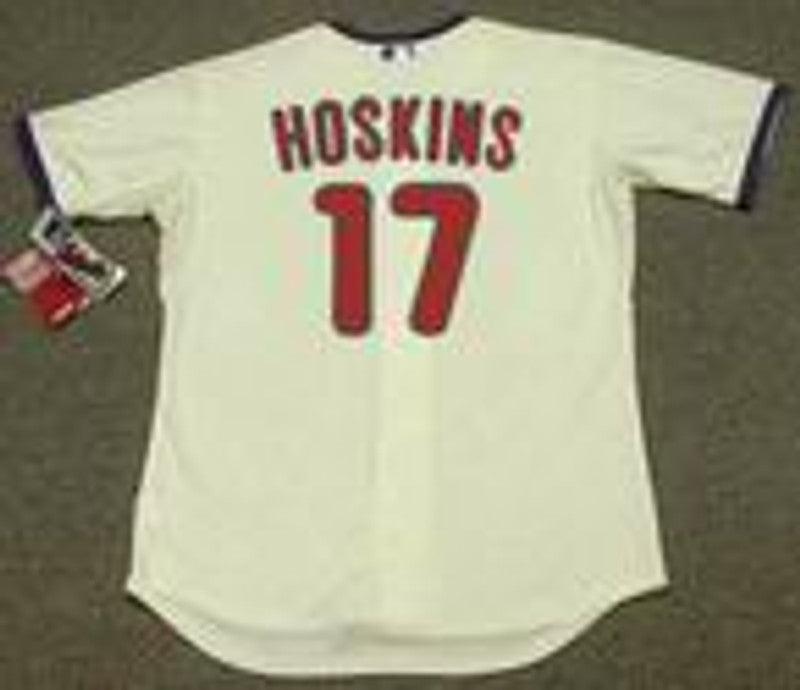 Philadelphia Phillies Rhys Hoskins Cool Base MLB jersey front view