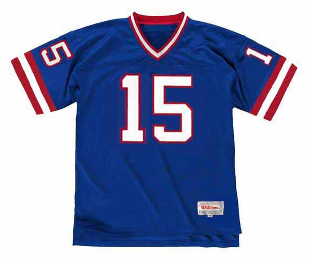 New York Giants Jeff Hostetler NFL jersey front view