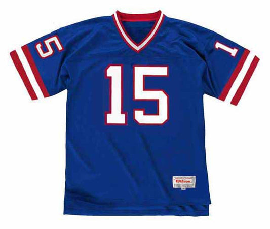 New York Giants Jeff Hostetler NFL jersey front view