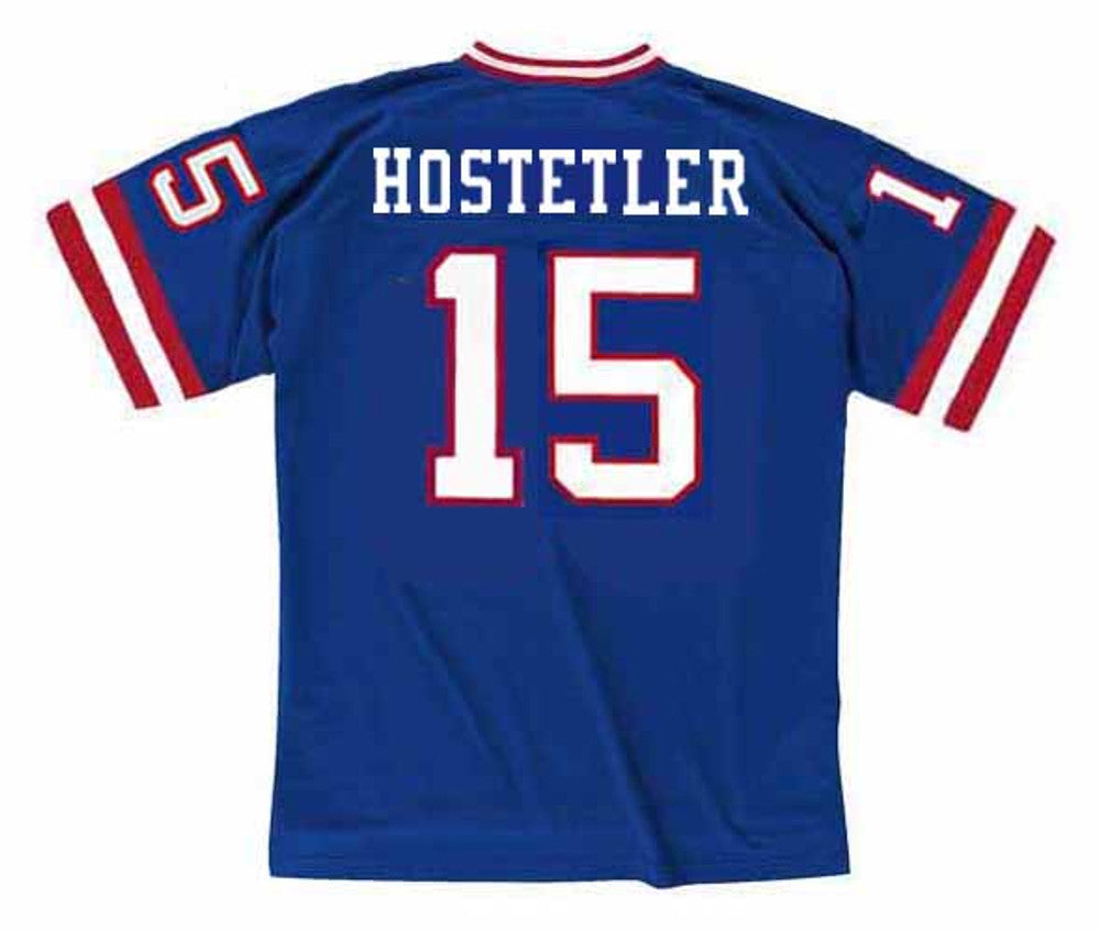 New York Giants Jeff Hostetler NFL jersey front view