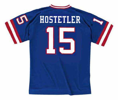 New York Giants Jeff Hostetler NFL jersey front view