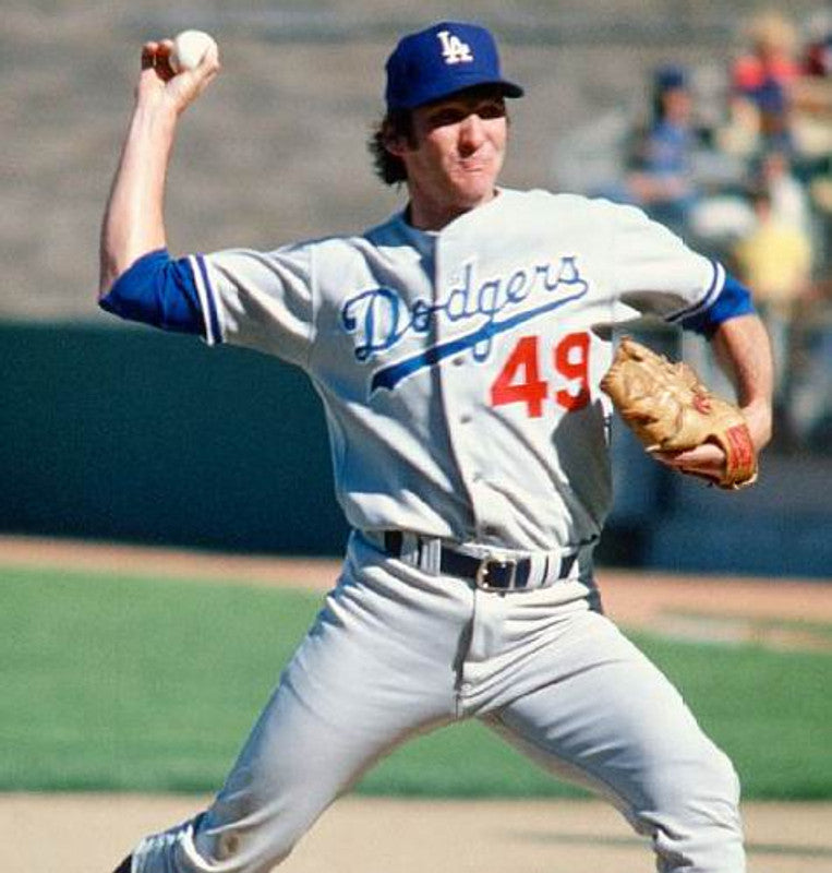 Los Angeles Dodgers Charlie Hough MLB jersey front view