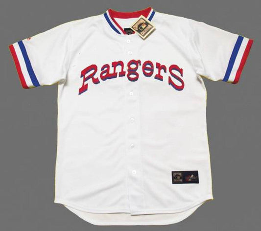 Texas Rangers Lenny Randle Cooperstown MLB jersey front view