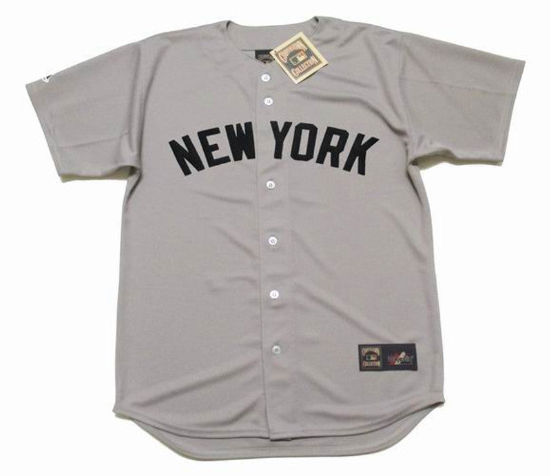 BR NYY 1934 Away Throwback Baseball Stitched Jersey, Vintage Baseball Jersey, Retro Sewn Jersey