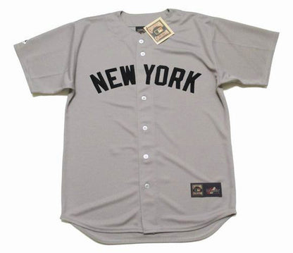 BR NYY 1934 Away Throwback Baseball Stitched Jersey, Vintage Baseball Jersey, Retro Sewn Jersey