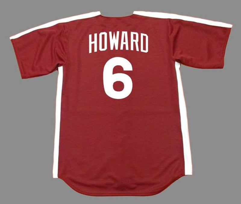 Philadelphia Phillies Ryan Howard Cooperstown MLB jersey front view