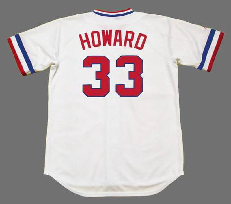Texas Rangers Frank Howard MLB jersey front view